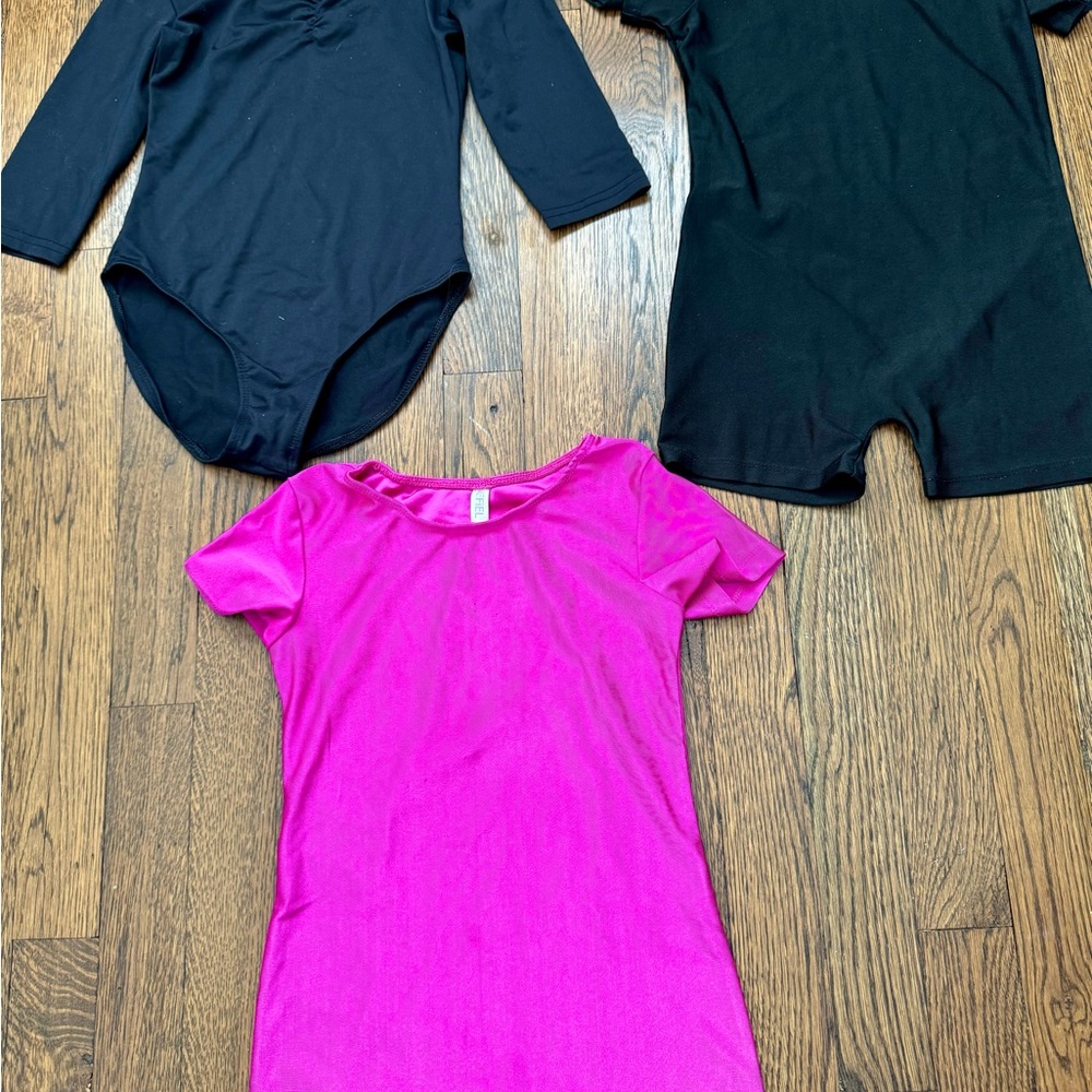 Bundle of 3 girls leotards size 6